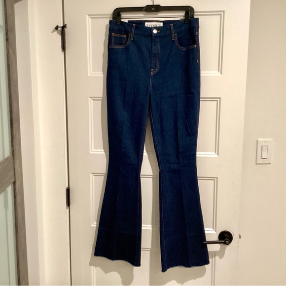 Frank & Eileen Flannigan in 1979 Italian Power Denim Flare Jeans women size 30 - Picture 5 of 6